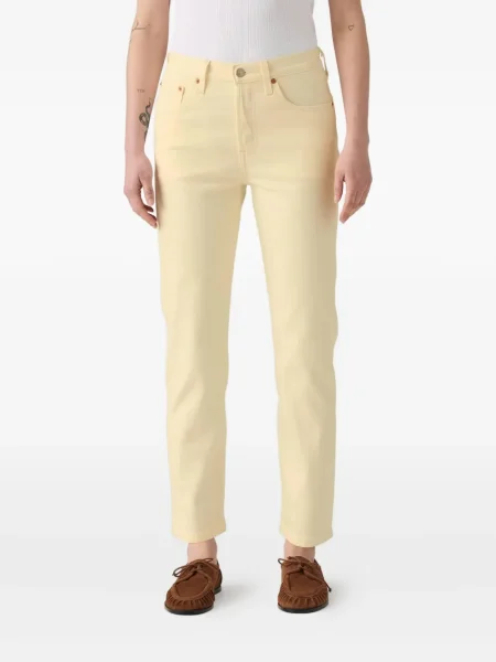 Blugi evazați Levi's® stretch galben