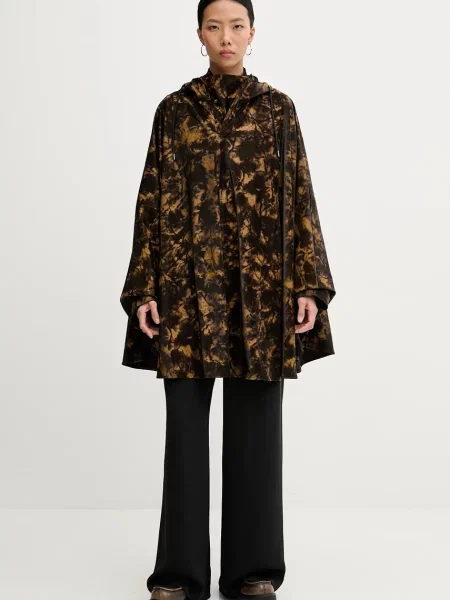 Ponczo Rains brązowe