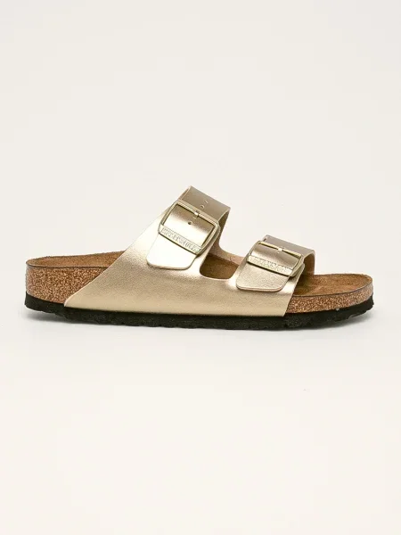 Pantofle BIRKENSTOCK Arizona BF Narrow gold