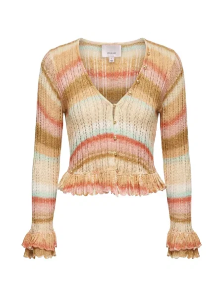 Cardigan Cinq A Sept cu volane
