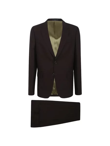Costum Paul Smith cu rever maro