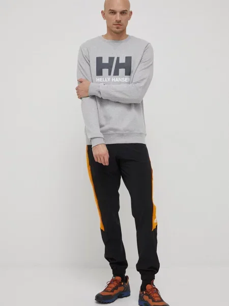 Кофта Helly Hansen з принтом сірий