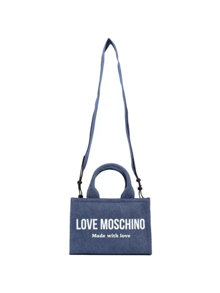 Kabelka LOVE MOSCHINO modrá