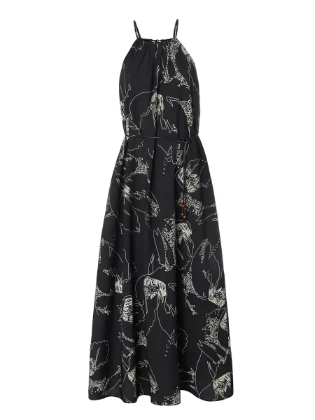 TATUUM Rochie Eriss negru alb