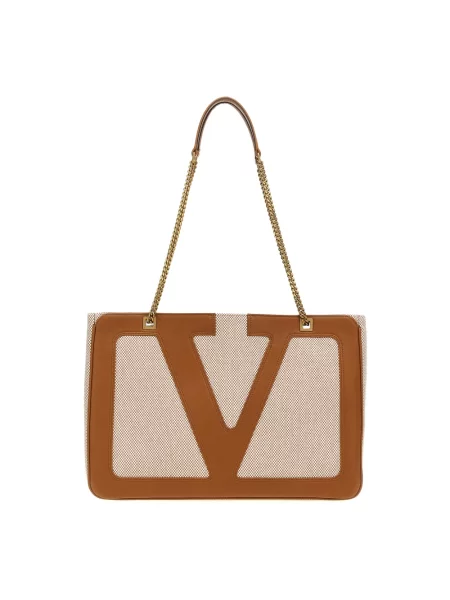 Shopperka Valentino Garavani brązowa