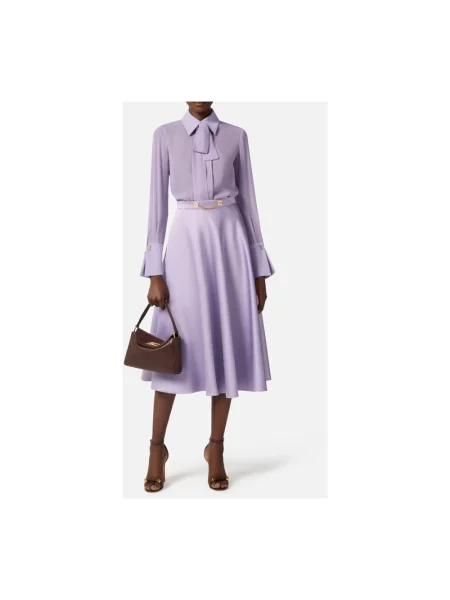 Elisabetta Franchi Spódnice Kobieta L Skirts fioletowy
