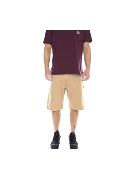 Bermudy Carhartt Wip beżowe
