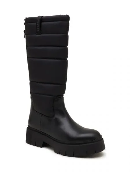 HUGO De piele cizme de echitație Kris_Boot_NY negru