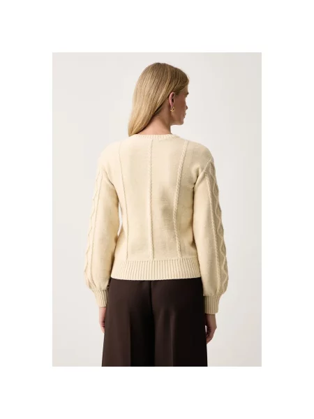 Pulover Armani Exchange de lână bej