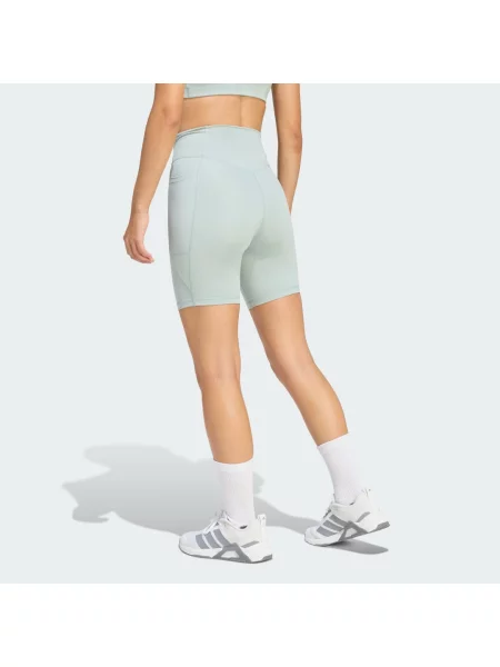 Legíny Optimé Essentials Stash Pocket Short šedé