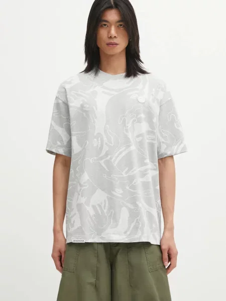 AAPE tricou din Now cu imprimeu gri
