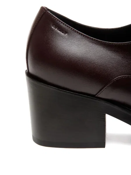 Oxford Bally din țesătură twill maro