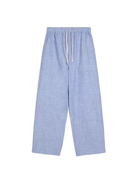 Bershka Nadrág melír kék