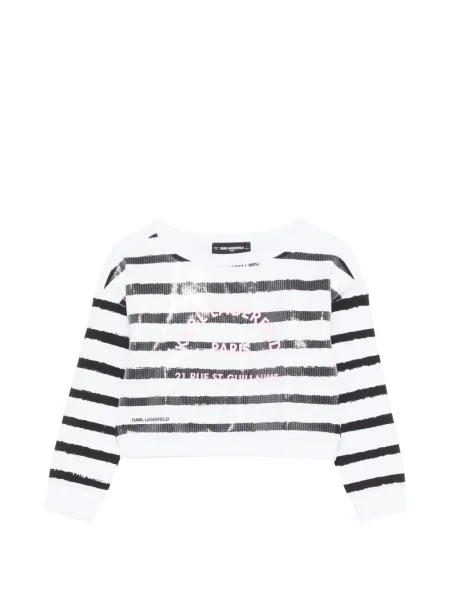 Bluza dziecięca Karl Lagerfeld biała