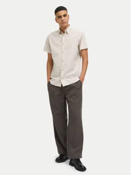 Jack&Jones Košile Joshua Comfort Fit béžová