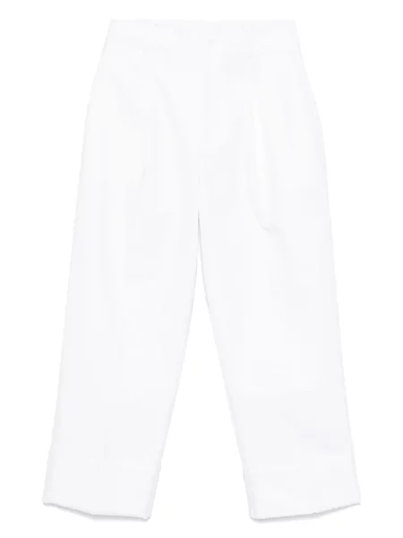 Cropp pantaloni Lauren Ralph Lauren alb