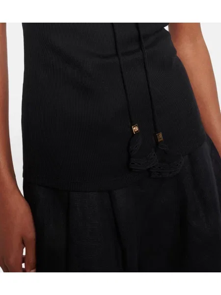Top Dorothee Schumacher tricotate negru