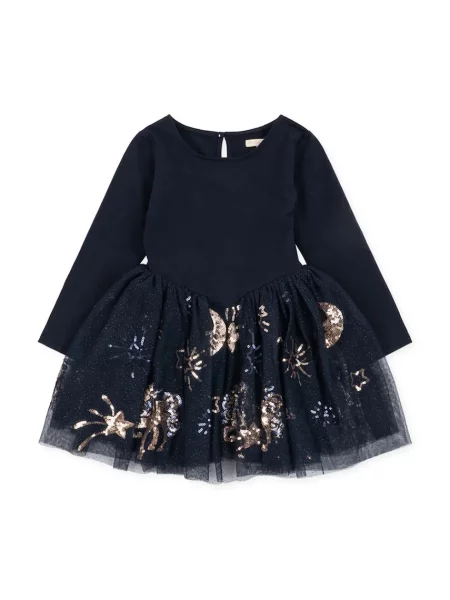 Konges Sløjd розкльошена сукня з бавовною YVONNE BALLERINA DRESS GRS