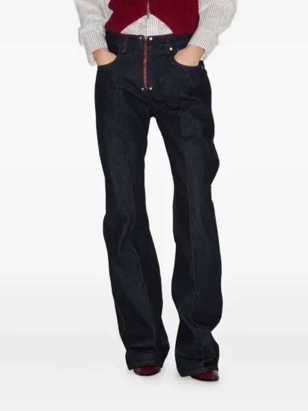 Pantaloni Isabel Marant albastru
