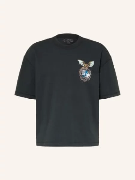 Allsaints Tričko Wyvern černá