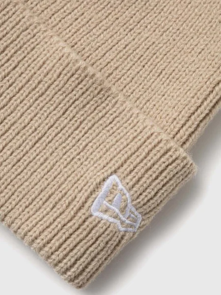 New Era Winter Wool Cuff Knit Beanie színű sapka. Méret: OS bézs