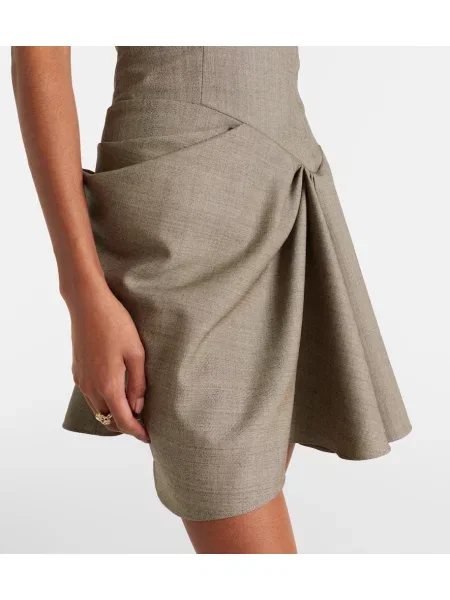 Rochie Mcqueen drapată gri