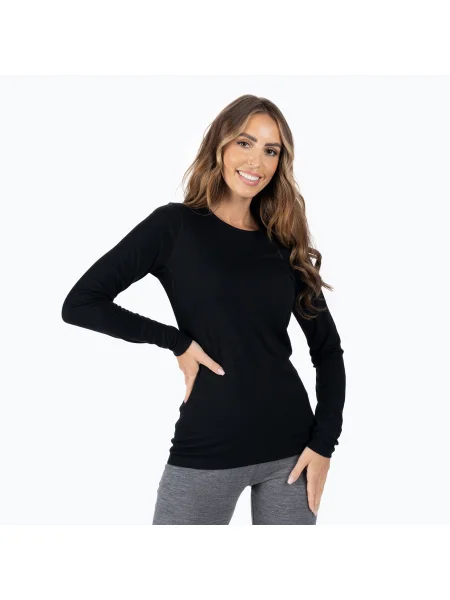 Tricou termic pentru femei icebreaker Oasis negru
