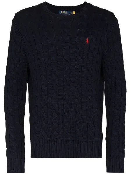 Pulover Polo Ralph Lauren tricotate alb