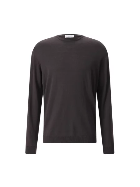 Sweter Roberto Collina wełniany brązowy