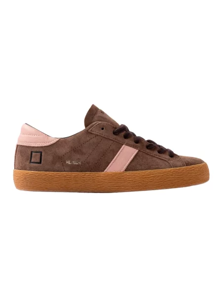 Sneakersy D.a.t.e. skórzane brązowe