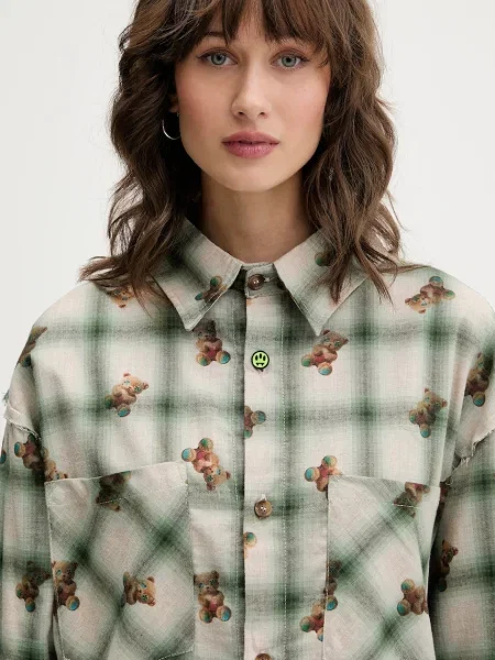 Сорочка Barrow relaxed класичний комір зелений