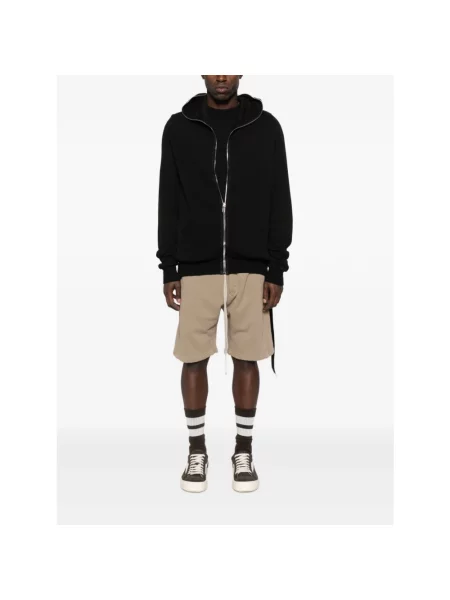 Bluza z kapturem Rick Owens czarna