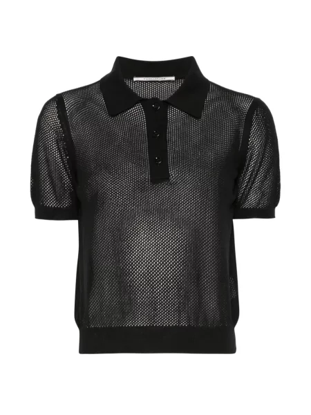 Top Tagliatore tricotate negru