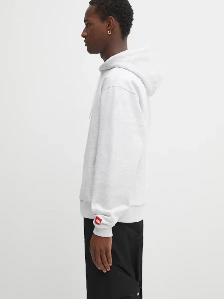 The North Face bluza Redbox z kapturem gładka szary