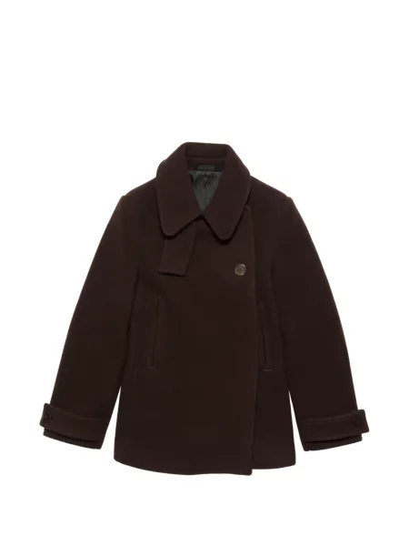 Palton Acne Studios de lână maro