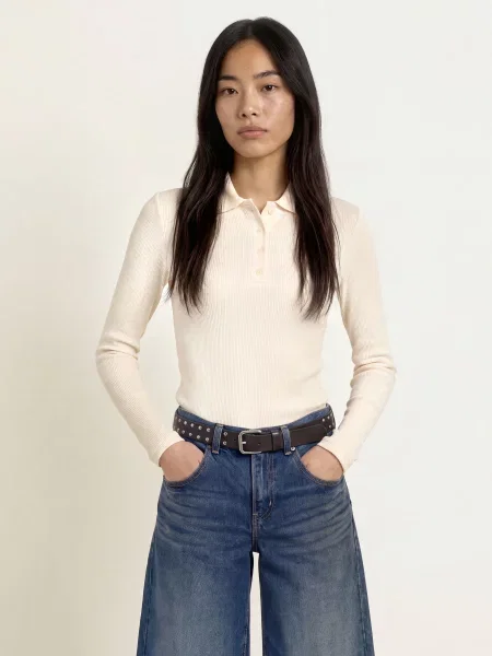 Levi's® Žerzejová Polokošile krémová bílé