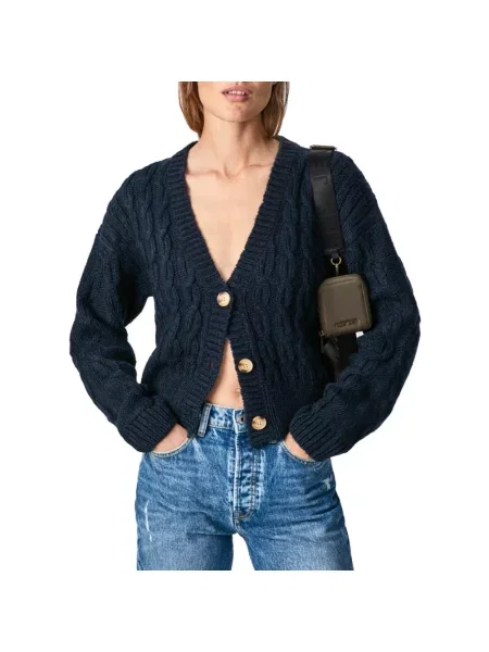 Kardigan Pepe Jeans niebieski