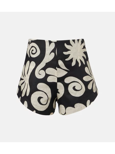 Pantaloni scurți Cala De La Cruz de in cu imagine negru