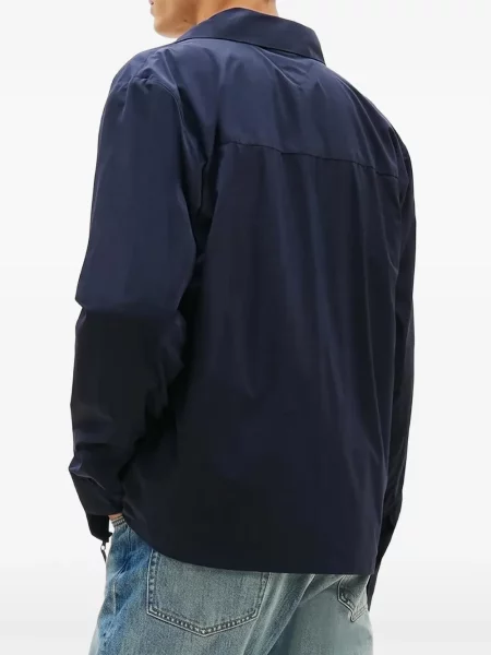 Košeľová bunda Tommy Hilfiger modrá