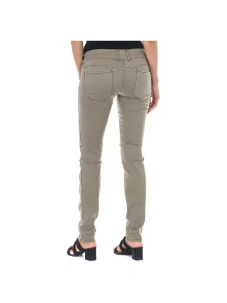 Pantaloni Met galben