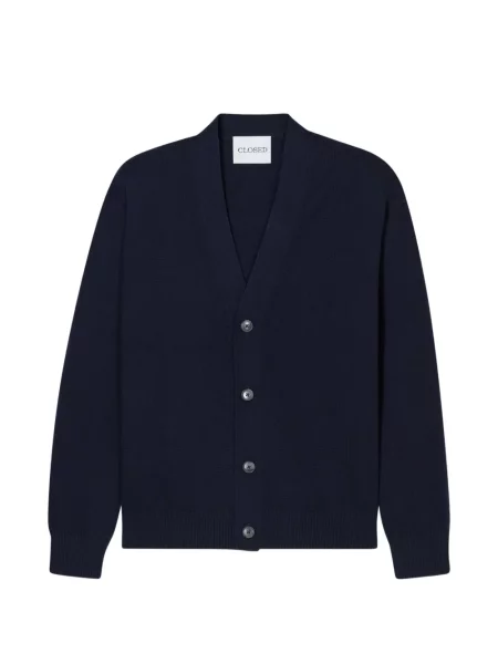 Cardigan Closed cu decolteu în V albastru