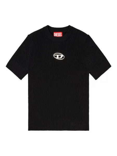 Tricou Diesel cu decolteu rotund negru