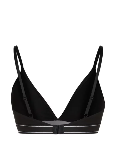 Sutien bralette Karl Lagerfeld cu dungi negru