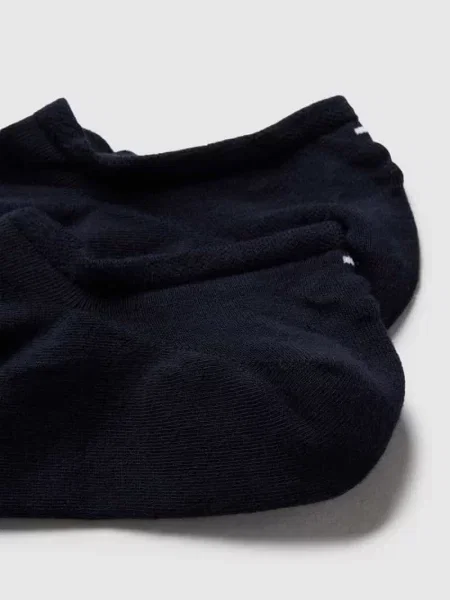 Skarpety do sneakersów z detalem z logo w zestawie 2 szt. Tommy Hilfiger granatowe