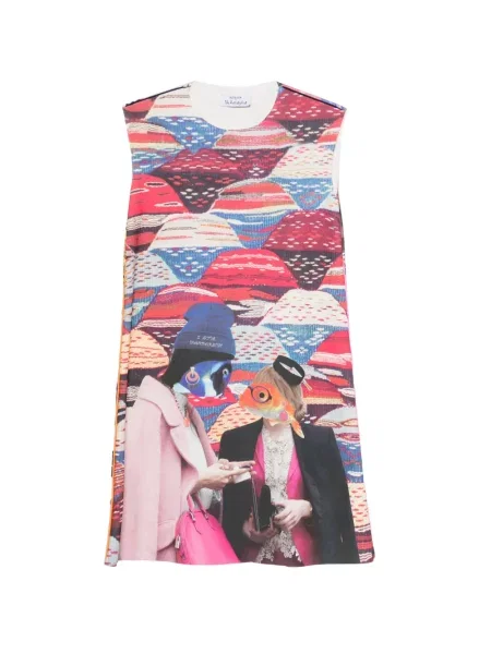 Rochie mini The Artistylist cu imagine roșu