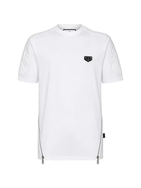 Matlasat tricou Philipp Plein alb