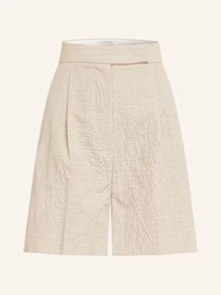 Max Mara Szorty Abisso beige beżowe