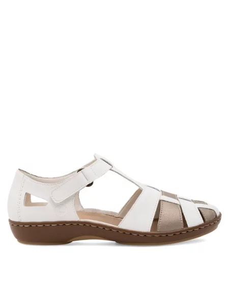 Rieker Pantofi alb