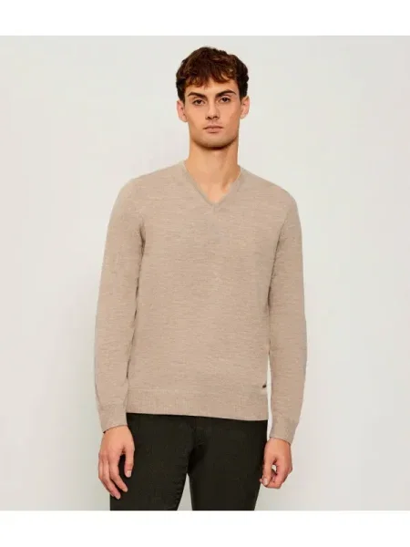 Joop! De lână pulover Damien | Modern fit bej