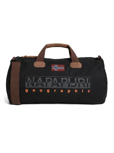 NAPAPIJRI Geantă de weekend Bering 3 maro / gri / portocaliu negru